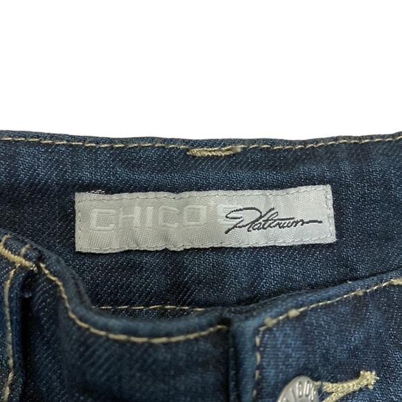 Chico’s Platinum Original Charm Crop Denim Jeans NWT - Picture 7 of 11